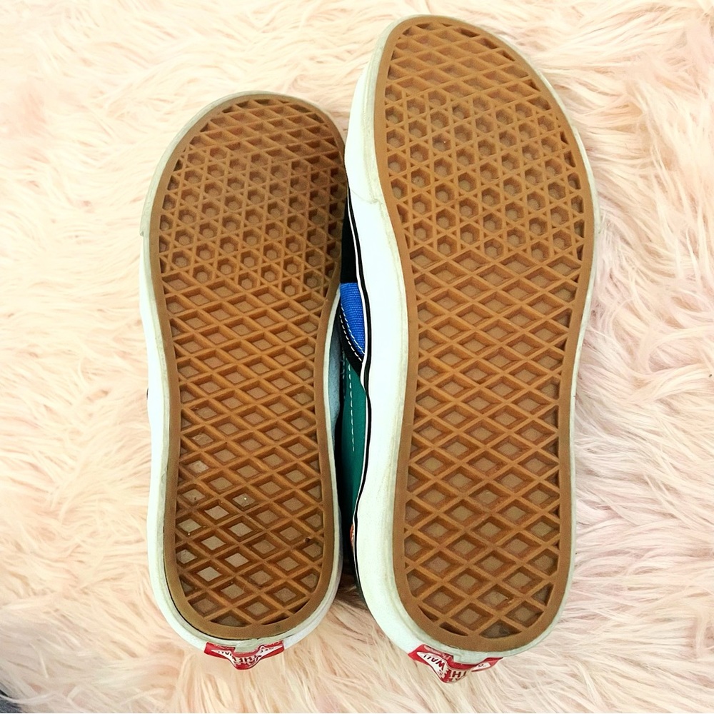 Rare Mixed Media Patchwork Vans - image 5